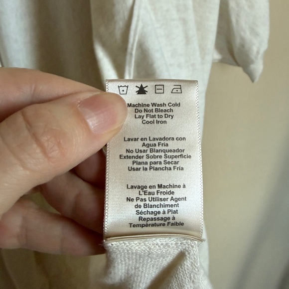 UGG Women's Soft Cream Lightweight Cardigan Poncho M/L Cozy Soft - Picture 9 of 9